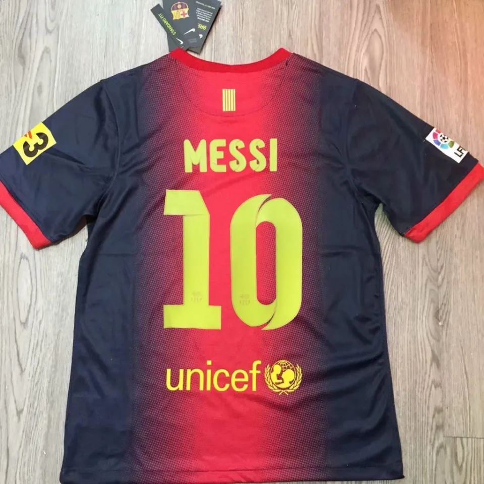 LIONEL MESSI 12/13 Barcelona Home Classic Jersey