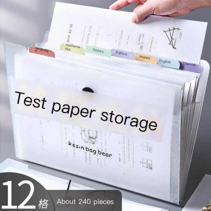 Pocket Expanding File Folder 5/8/12 Pockets Accordion Files Folder File