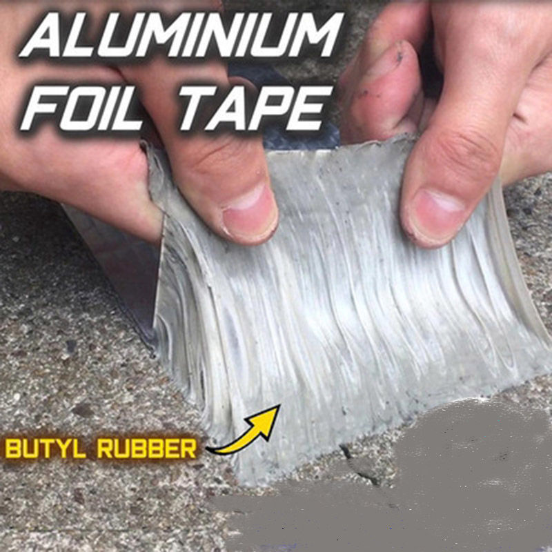Magic Waterproof Self Tape Aluminum Foil Heat Shield for Pipe Repairing 3 Sizes 