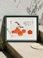 ☎✽™ New Chinese style framed calligraphy and painting frame hanging wall picture puzzle table custom A4 photo 20 inches 16