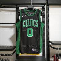 เสื้อคุณภาพสูง 【Feb】 ❐ NBA͛ Original BASKETBALL Mens Jersey 0 Jayson Tatum Boston Celtics Hot Pressing Retro City Edition Swingman Jerseys Black