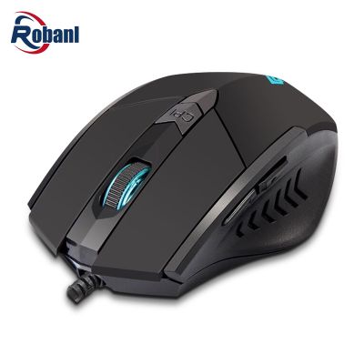 โปรแรงประจำเดือน👍 ROBANL เมาส์ออปติคอล เมาส์ เมาส์เกมมิ่ง เม้าส์แบบมีสาย Mouse Wired Mouse Gaming Mouse USB สำหรับคอมพิวเตอร์และแล็ปท็อ ราคาถูก ขายดี เกมมิ่ง สะดวก อุปกรณ์อิเล็กทรอนิกส์