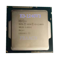 ใช้ Xeon 1240V3 CPU 3.4GHz 8M 22nm LGA1150 80W quad-core เดสก์ท็อป E3โปรเซสเซอร์ E3