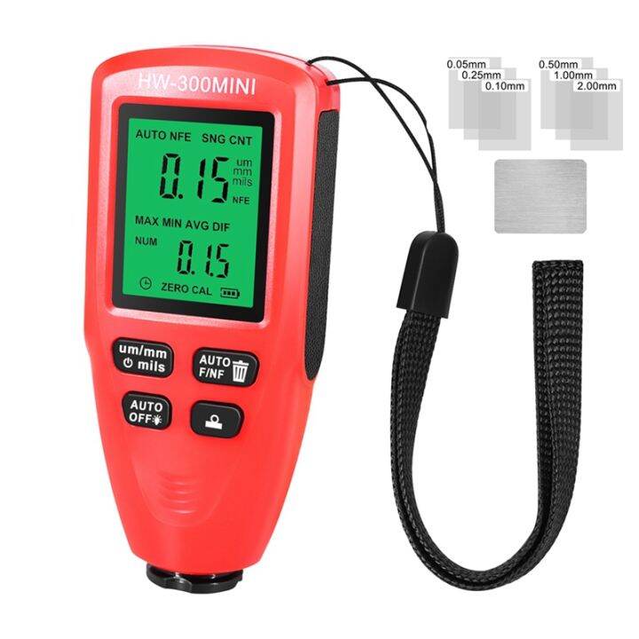 HW300MINI Digital Thickness Gauge Tester Auto Car Paint Measuring