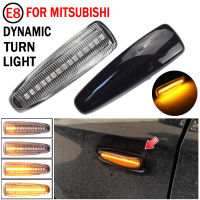 ไฟเลี้ยว LED สำหรับ Mistubishi Outlander Sport Mirage Sport Lancer Evolution X Light รถ Dynamic Side Marker ไฟกระพริบ