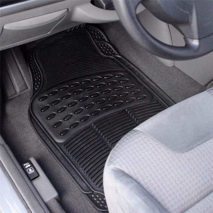 HONDA JAZZ Floor guard Rubber Car Mat 4pcs/set, Black Custom PVC