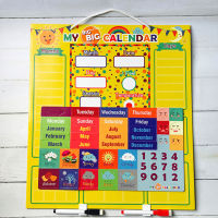 Holiday Discounts Kids English Magnetic Weather Calendar Innovative First Calendar Toys For Children Early Education #HY