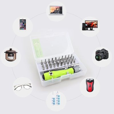 32-in-1 Multi-function Screwdriver Set Mobile Phone Digital Camera Plug Razor Teardown Repair Tool Screwdriver Bit Set