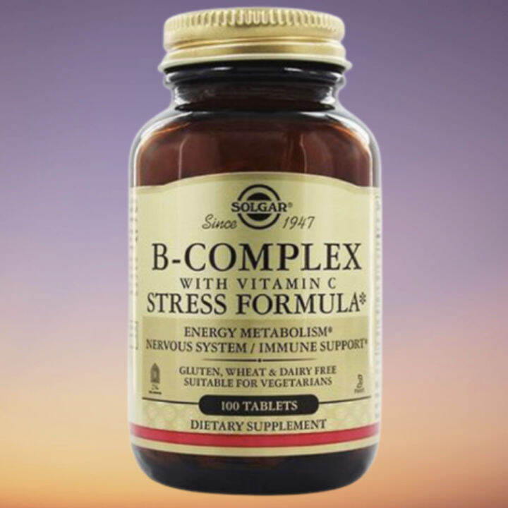 SOLGAR B COMPLEX WITH VITAMIN C STRESS FORMULA 100t | Lazada PH