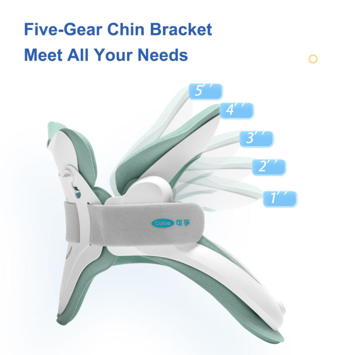 cofoe-ที่หนุนคอปรับได้กระดูกปากมดลูกเปลคอฉุดกระดูกสายรัดแก้ทรงหน้าอกนวดผ่อนคลายที่ยืดคอ-ที่ดึงคอ-หลัง-neck-stretcher
