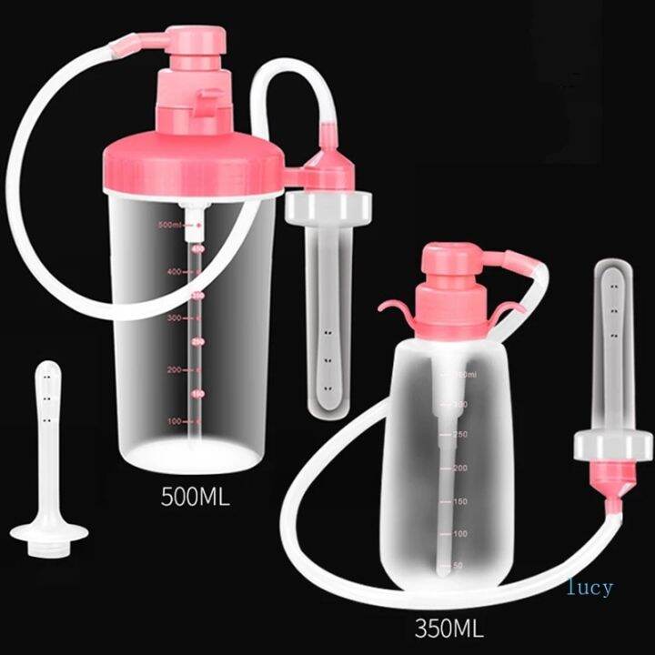 Lucyshiu 500ml 350ml Vaginal Clearner Anal Douche Enema Reusable