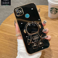 AnDyH 2022 New Design For Infinix Vision 1 Case Luxury 3D Stereo Stand Bracket Astronaut Fashion Cute Soft Case