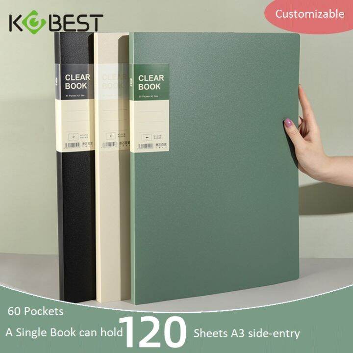 Display Book SideEntry Document File Size A3 20/30/40/60 Pockets