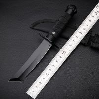 KNIFE-305 มีดเดินป่า ด้ามตรงอย่างดี มีดพกพา (11.5 นิ้ว) มีดแคมป์ปิ้ง M14 ฟรีซองเก็บมีดอย่างดี