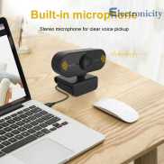 Full HD Webcam Có Micrô Meeting Camera Web Tự Động Lấy Nét 360 Độ Lái Xe