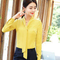 ACRMRAC Women New Summer shirt Long sleeve 6 colors Slim Large size Business OL Formal Blouse Shirts