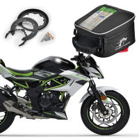 Tanklock การใช้ BF42ถังกระเป๋าหน้าแปลนสำหรับ Kawasaki Z125 Ninja125 Ninja Z 125 2019-2021นำทาง Racing Tankbag Fast Unpacking