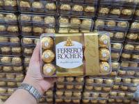 Ferrero Rocher ช็อคโกแลตเฟอเรโร่ ขนาด 1 กล่อง จำนวน 30 ลูก