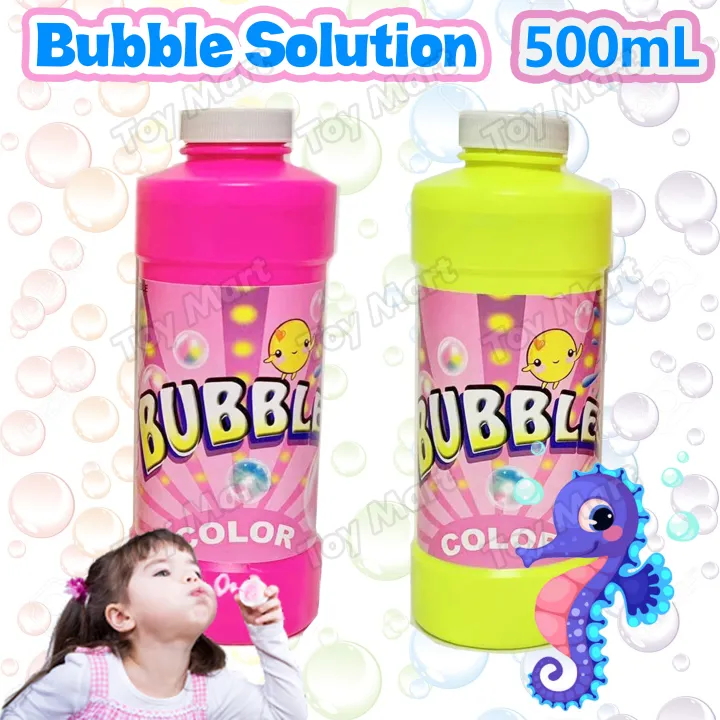 Premium Bubble Solution Refill 500mL Supplement for Bubble Machines And ...