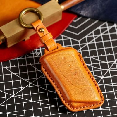 New Luxury Leather Car Key Case Cover Fob Protector Accessories For Lexus Es200 Rx300 Nx200 Es300h Keychain Holder Keyring Shell