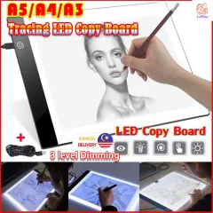 Tracing Light Pad, Portable A5,A4, A3 Tracing LED Copy Board Light Box,  Ultra-Thin Tracing Light Box, USB Power Artcraft Tracing Light Table for