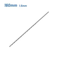 Diameter 1.5 5.5mm Length160 200mm Power Tools Extra Long HSS Straight Shank Drill Bits Set For Wood Aluminum Plastic Etc