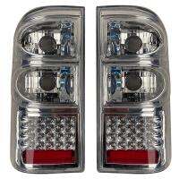 A Pair Car LED Taillight Brake Light for Nissan Safari Patrol Y61 Modified Rear Lamp 1998 to 2002 White