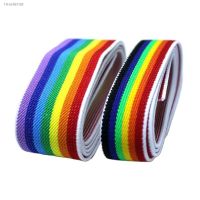 ☂♨✖ new style Beautiful stripes high quality durable pants skirt belt sewing clothing accessories elastic band rubber Color belt