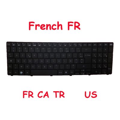 US FR Keyboard For ACER 5810 For Gateway NV59 V104702AK2 FR PK130C81013 KB.I170G.179 MP-09B23U4-6981 PK130C83000 US 9Z.N1H82.B2M