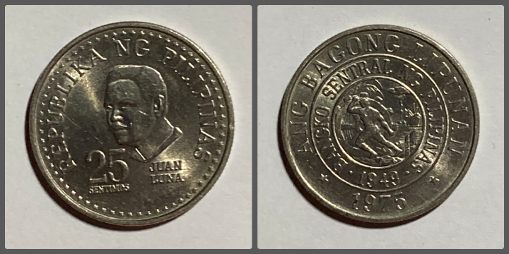 Philippines Coin, 25 Sentimos 1975. | Lazada