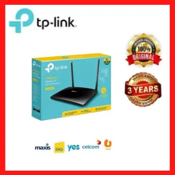 TP-Link TL-MR100 Wireless N300 4G LTE Mobile Direct SIM Modem Router,  Detachable 4G LTE