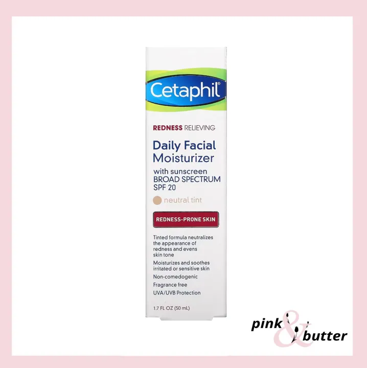 [ON HAND] Cetaphil Redness Relieving Daily Facial Moisturizer, SPF 20, Neutral Tint, 50 ml