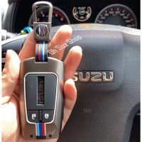 เคสรีโมทรถอีซูซุ Isuzu MU X Full Package (Alloy Up Grade Luminescence 3D Silicone Push button Guard) Model ISUZU Key Sets MU-X, D-MAX