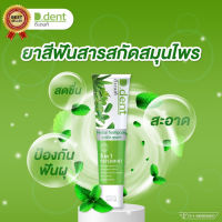 ดี.เด้นท์ เฮอร์เบิล ทูธเพสท์ 100 กรัม D.dent Herbal Toothpaste 5 in 1 perpermint 100g.