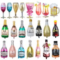 【cw】 Bottle Balloons Cup Wine Glass for Birthday Wedding Dinner Kids !