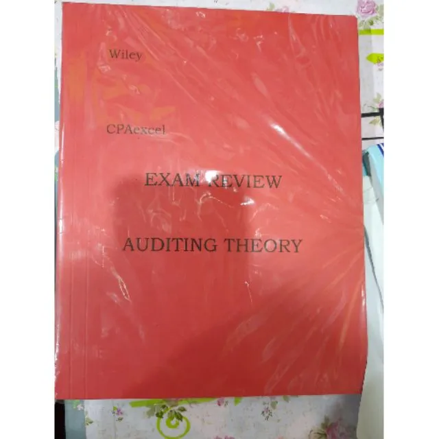 Exam Review Auditing THEORY By Wiley | Lazada PH