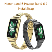 สายนาฬิกาโลหะสแตนเลส Huawei Band 6 7 Glory Band 6 สายนาฬิกาแฟชั่น