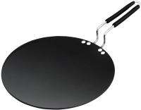 Prestige Hard Anodised Plus Cookware Induction Base Roti Tawa, 225Mm, Black