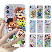 เคสซิลิโคน TPU SoftCase สำหรับ IPhone 11 14 12 13 Pro Promax ตุ๊กตาสัตว์ประหลาดเรื่องการ์ตูนฉวัดเฉวียนเคสสำหรับ Apple ชัดเจน12Pro IPhone 14Pro 13Pro 14Plus X XR XSMAX เคสโทรศัพท์นิ่ม CBKY