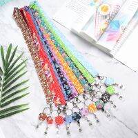 1PC New Printed Fabric Lanyard badge ID Card Holder Neck Strap Clip Mobile Phone Neck Straps Office School Supplies