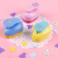 【CC】 3pcs Punch 15mm Diy Paper Cut Puncher Scrapbooking Kid Hole School Office Cutter