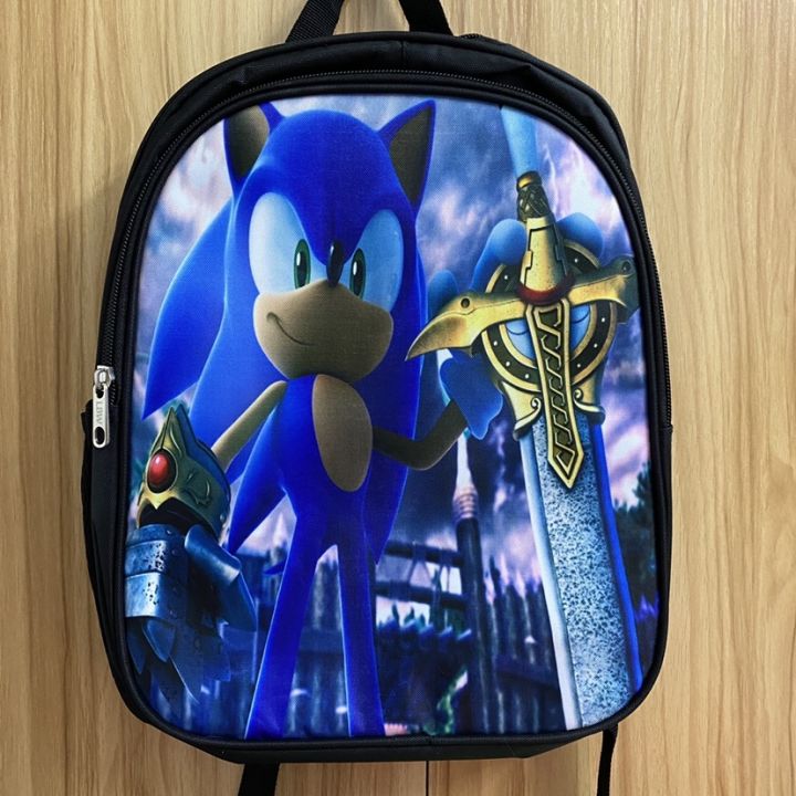 top-cartoon-sonic-bag-for-kids-boys-girls-backpack-lightweight-sonic-the-hedgehog-school-bag-blue-blur-bag-pack-birthday-gift-for-children