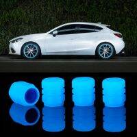 1/4PCS Night Glow Luminous Wheels Cap Auto Tire Valve Stem Caps Fluorescent Car Tire Valve Caps For Car TrucK  SUV Motorcycles Nails  Screws Fasteners