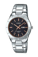 Casio Standard นาฬิกาข้อมือผู้หญิง สายสแตนเลส รุ่น LTP-1410D,LTP-1410D-1A2,LTP-1410D-1A2VDF ( CMG ) - สีเงิน