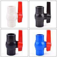 ✣ 20 63mm PVC Ball Valve White Black Socket Type Ball Valve Aquarium Fish Tank Pipe Connector Garden Irrigation Water Tube Adapter