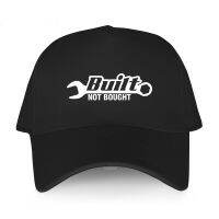 New 100Cotton men hat Built not Bought print Baseball cap - auto mechanic tuner cap truck car race Uni snapback hats gorras