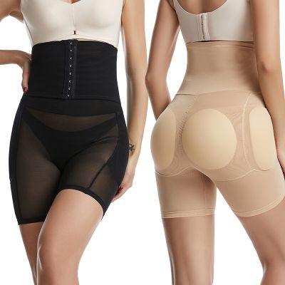 Shape of tall waist double-breasted belly in panties corset accept waist body part to hip sponge feng hip hip carry buttock trousers --ssk230706☁✻
