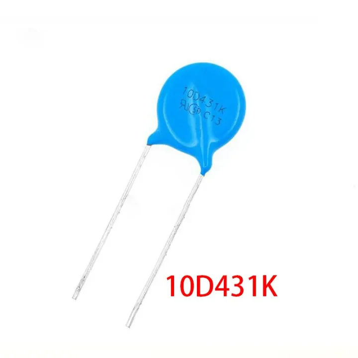10ชิ้น Varistor 10D431K 430โวลต์ Piezoresistor 10D431 Lazada.co.th