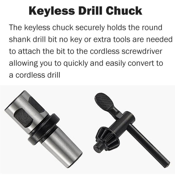 heavy-duty-tool-mini-replacement-part-converter-keyless-electric-grinder-durable-quick-change-steel-professional-accessories-drill-chuck