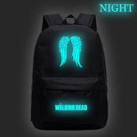 Mochilas Walking Dead Luminous Backpacks Boy Girl Book Bag Students School Bag Teens Laptop Bag Mens backpack School Gifts